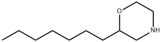 Morpholine, 2-heptyl- Structure