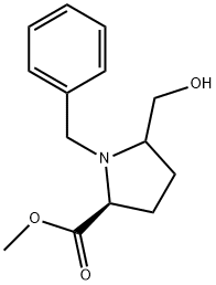 methyl (2S,5S)-1-benzyl-5-(hydroxymethyl)pyrrolidine-2-carboxylate Structure