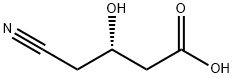 Butanoic acid, 4-cyano-3-hydroxy-, (3S)- 구조식 이미지
