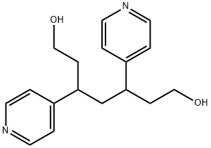 3,5-Bis(pyridin-4-yl)heptane-1,7-diol Structure