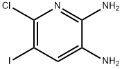 2,3-Pyridinediamine, 6-chloro-5-iodo- Structure