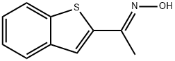 (E)-1-(Benzo[b]thiophen-2-yl)ethanone Oxime 구조식 이미지