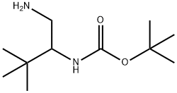 tert-butyl 1-amino-3,3-dimethylbutan-2-ylcarbamate 구조식 이미지