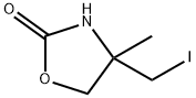 2-Oxazolidinone, 4-(iodomethyl)-4-methyl- 구조식 이미지