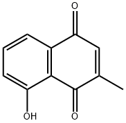 1,4-Naphthalenedione, 8-hydroxy-2-methyl- 구조식 이미지