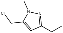 5-(chloromethyl)-3-ethyl-1-methyl-1H-pyrazole Structure