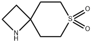 7-Thia-1-azaspiro[3.5]nonane, 7,7-dioxide 구조식 이미지