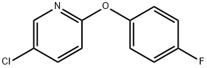 Pyridine, 5-chloro-2-(4-fluorophenoxy)- Structure