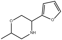 Morpholine, 5-(2-furanyl)-2-methyl- 구조식 이미지