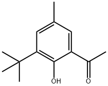 1-[3-(1,1-Dimethylethyl)-2-hydroxy-5-methylphenyl]ethanone 구조식 이미지