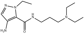 4-amino-N-[3-(diethylamino)propyl]-1-ethyl-1H-pyrazole-5-carboxamide Structure