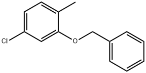 Benzene, 4-chloro-1-methyl-2-(phenylmethoxy)- Structure