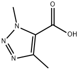 dimethyl-1H-1,2,3-triazole-5-carboxylic acid 구조식 이미지