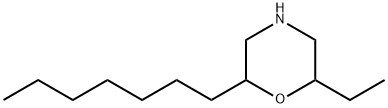 Morpholine,2-ethyl-6-heptyl- Structure