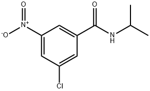 Benzamide, 3-chloro-N-(1-methylethyl)-5-nitro- Structure