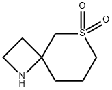 6-Thia-1-azaspiro[3.5]nonane, 6,6-dioxide Structure