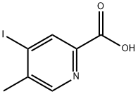 2-Pyridinecarboxylic acid, 4-iodo-5-methyl- Structure