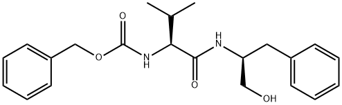 Carbamic acid, [(1S)-1-[[[(1S)-1-(hydroxymethyl)-2-phenylethyl]amino]carbonyl]-2-methylpropyl]-, phenylmethyl ester (9CI) Structure