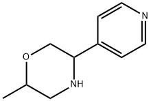 Morpholine, 2-methyl-5-(4-pyridinyl)- Structure