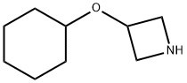 Azetidine, 3-(cyclohexyloxy)- Structure