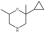 Morpholine,2-cyclopropyl-2,6-dimethyl- 구조식 이미지