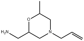 2-Morpholinemethanamine,6-methyl-4-(2-propen-1-yl)- Structure