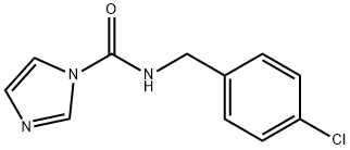 N-[(4-chlorophenyl)methyl]-1H-imidazole-1-carboxamide 구조식 이미지