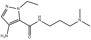 4-amino-N-[3-(dimethylamino)propyl]-1-ethyl-1H-pyrazole-5-carboxamide Structure