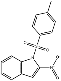 1H-Indole, 1-[(4-methylphenyl)sulfonyl]-2-nitro- Structure