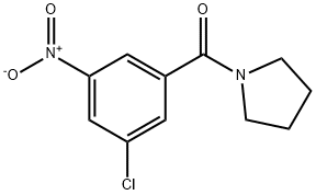 Methanone, (3-chloro-5-nitrophenyl)-1-pyrrolidinyl- Structure