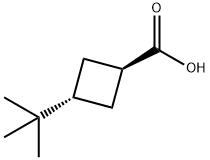 trans-3-tert-Butyl-cyclobutanecarboxylic acid Structure