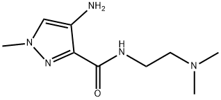 4-amino-N-[2-(dimethylamino)ethyl]-1-methyl-1H-pyrazole-3-carboxamide Structure