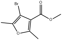 3-Furancarboxylic acid, 4-bromo-2,5-dimethyl-, methyl ester Structure