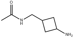 Acetamide, N-[(3-aminocyclobutyl)methyl]- 구조식 이미지