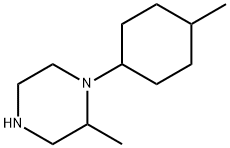 Piperazine, 2-methyl-1-(4-methylcyclohexyl)- Structure