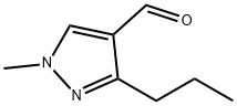 1H-Pyrazole-4-carboxaldehyde, 1-methyl-3-propyl- Structure