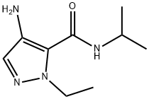 4-amino-1-ethyl-N-isopropyl-1H-pyrazole-5-carboxamide Structure