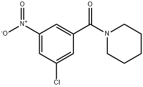 Methanone, (3-chloro-5-nitrophenyl)-1-piperidinyl- Structure