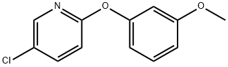 Pyridine, 5-chloro-2-(3-methoxyphenoxy)- Structure