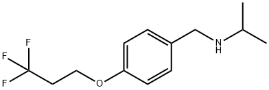 isopropyl[4-(3,3,3-trifluoropropoxy)benzyl]amine Structure