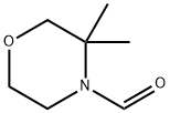 4-Morpholinecarboxaldehyde, 3,3-dimethyl- Structure