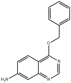 7-Quinazolinamine, 4-(phenylmethoxy)- Structure