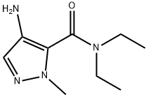 4-amino-N,N-diethyl-1-methyl-1H-pyrazole-5-carboxamide Structure