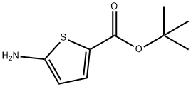 2-Thiophenecarboxylic acid, 5-amino-, 1,1-dimethylethyl ester 구조식 이미지