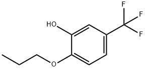 Phenol, 2-propoxy-5-(trifluoromethyl)- Structure