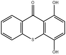 1,4-Dihydroxy-9H-thioxanthen-9-one Structure