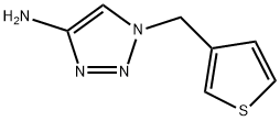 1H-1,2,3-Triazol-4-amine, 1-(3-thienylmethyl)- 구조식 이미지