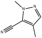 1H-Pyrazole-5-carbonitrile, 1,4-dimethyl- Structure