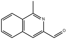 3-Isoquinolinecarboxaldehyde, 1-methyl- 구조식 이미지