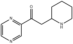 Ethanone, 2-(2-piperidinyl)-1-(2-pyrazinyl)- 구조식 이미지